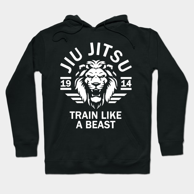 Brazilian Jiu Jitsu, BJJ, MMA Hoodie by ShirtFace